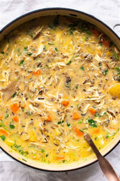 Chicken Wild Rice Soup No Cream IFOODreal Com