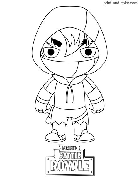 Skin ikonik can be purchased from fortnite item shop when listed. Fortnite coloring pages | Print and Color.com