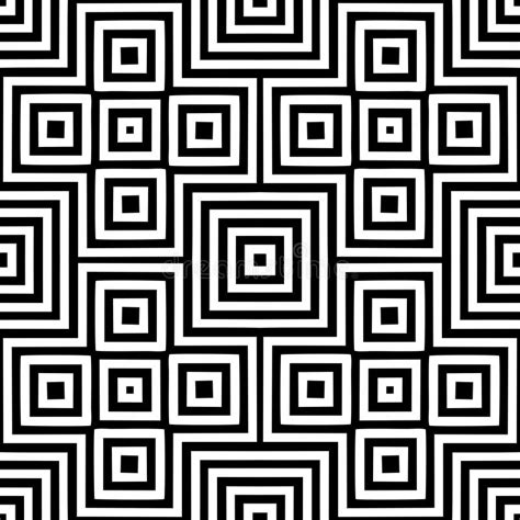 Black And White Seamless Repeating Vector Pattern Stock Vector