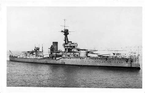 British Royal Navy Battleship Hms Thunderer Shipping Naval Old Photo 5