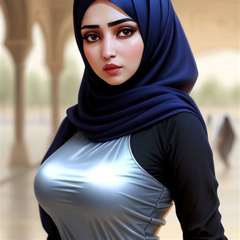 Ai Art Generator Aus Text Iraq Girl No Hijab Big Boobs Shinny Top Silky Img