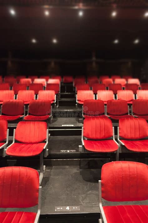 Rows Of Theatre Seats Stock Image Image Of Colorful 53505847