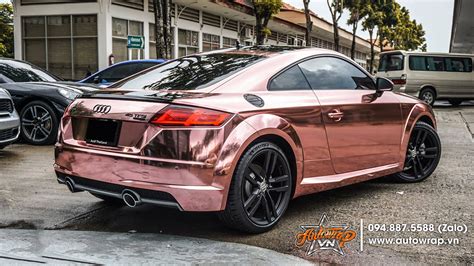 Audi Tt Chrome Rose Gold Autowrap Center