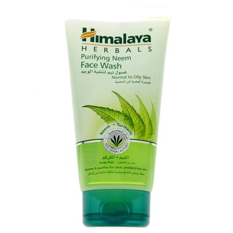Ideal for normal to oily skin: Himalaya Purifying Neem Face Wash 150ml x 1 pc - My247Mart ...