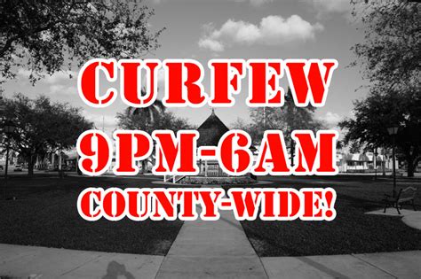 Typically it is the time when individuals must stay indoors. NEW EMERGENCY CURFEW: 9pm - 6am - MiamiSprings.com | Miami ...