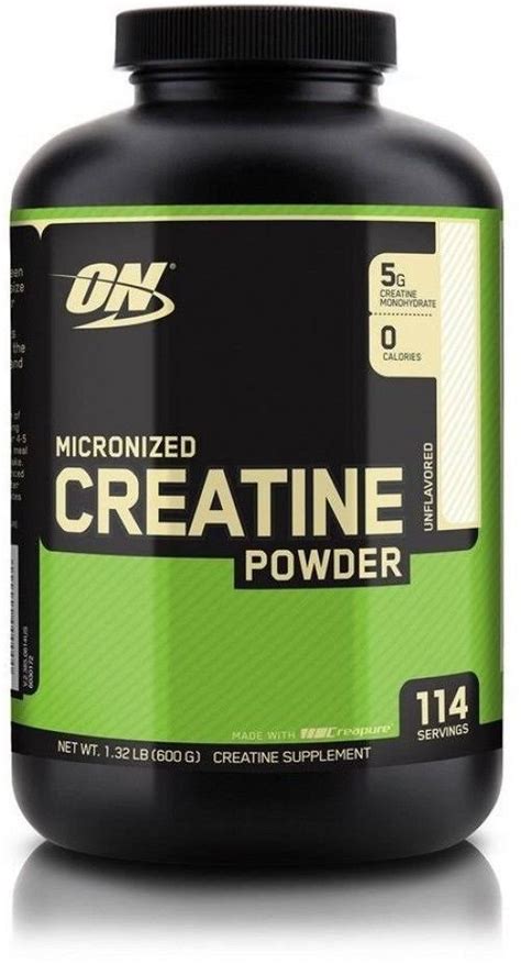 Optimum Nutrition Micronized Creatine Monohydrate Powder Unflavored