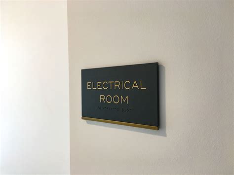 Custom Residential Service Room Signage Washroom Signage Architectural