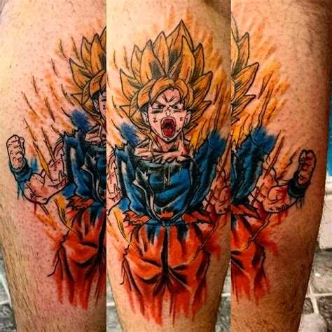Discover More Than 72 Super Saiyan Goku Tattoo Latest Ineteachers