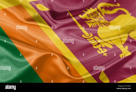 High Resolution Render Of Sri Lankas National Flag Stock Photo Alamy