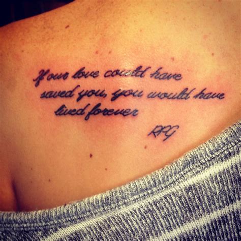 Tattoos For Someone Who Passed Away Body Tattoo Art