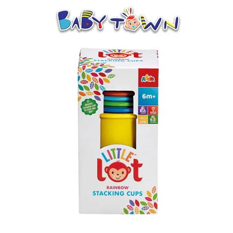 Little Lot Rainbow Stacking Cups 312 15101 B Age 6m 11 Brightly