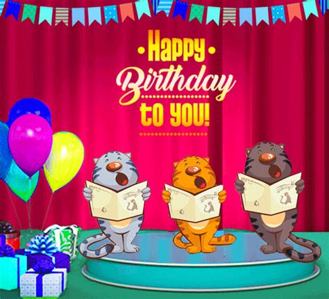 A chocolate birthday cake topped with brightly lit candles will have your son looking forward to an unforgettable celebration! Happy Birthday Song By Cats. Free Happy Birthday eCards ...