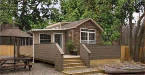 This Tiny One Bedroom Park Model Might Look Small But The Inside Is