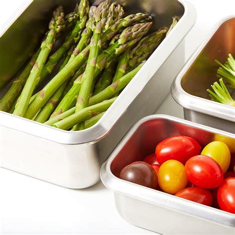 It is a safe material because it. Kitchen Pro Boston Stainless Steel Food Storage Container ...