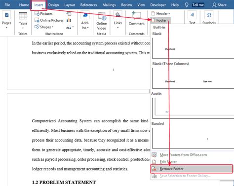 Ways To Remove Page Numbers In Microsoft Word Software Accountant