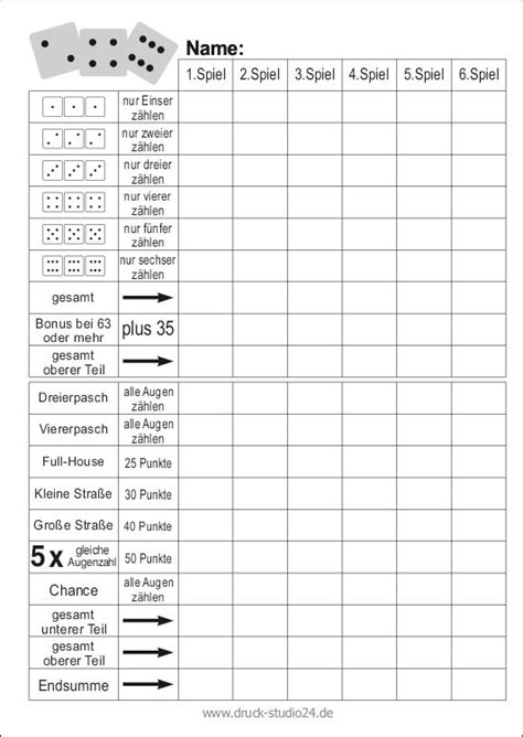 Ii▻kniffelblock zum ausdrucken, kniffel pdf, kniffel vorlage zum ausdrucken kniffelblocksie ohne qualitätsverlust so. Würfelblock Spieleblock Knobelblock DIN A6 SW von druck-studio24