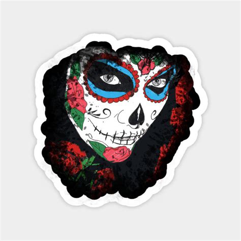 Day Of The Dead Roses Day Of The Dead Magnet Teepublic