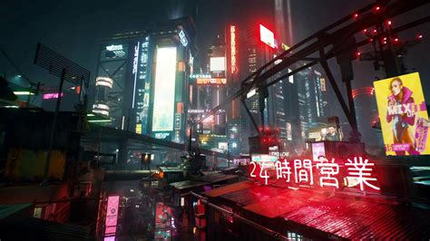 Cyberpunk 2077 Night City Midnight Ads Wallpaper Engine Youtube