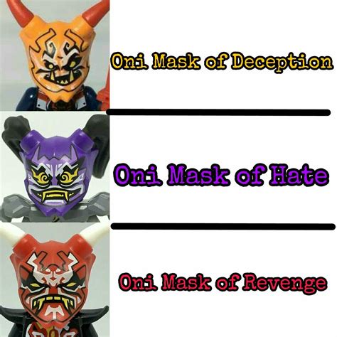 Lego Ninjago Oni Masken Ausmalbilder  Besten Bilder Von Ausmabilder