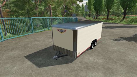 20ft Us Trailer V10 Fs22 Farming Simulator 22 Mod Fs22 Mod