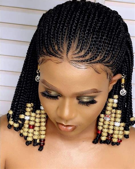 Tresse Africaine Courte Coiffures Cheveux Longs