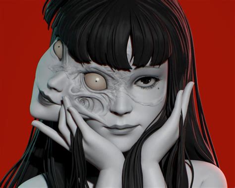 Tomie Junji Ito Fan Art Justin Lee On Artstation At