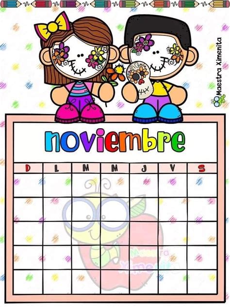 Calendario Infantil Imprimible ¡organiza El Año Completo
