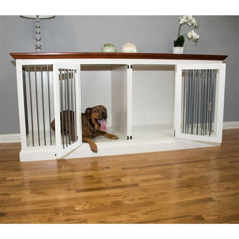 Eagle Furniture Large Double Wide Dog Crate Credenza