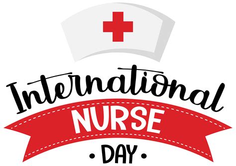 International Nurse Day Logo With Nurses Cap 1777982 Vector Art At