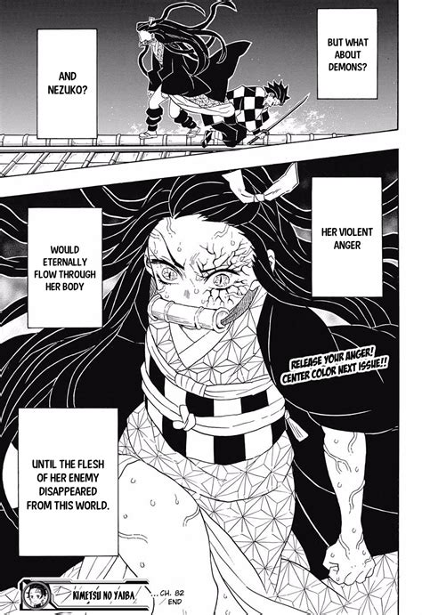 Demon Slayer Manga Panels Nezuko Demon Slayer Chapter 126 The Sun