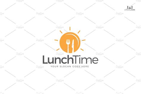 Lunch Time Logo Branding And Logo Templates Creative Market