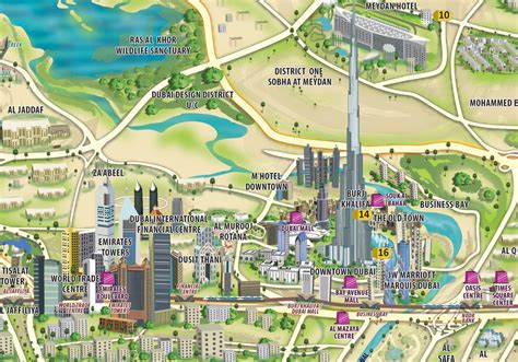3d Dubai Maps Online Laminated Wall Maps Location Maps Buy Maps