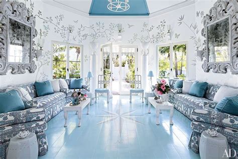In The Octagonal Entry Hall Of A Miles Redd Project In The Bahamas The