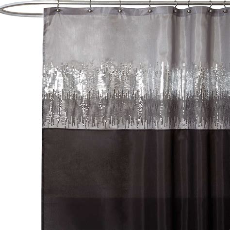 Night Sky Black And Grey 72 Inch X 72 Inch Shower Curtain Bed Bath