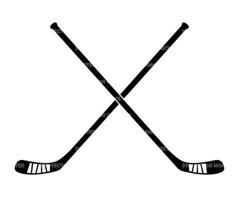 Crossed Hockey Sticks Svg Hockey Svg Hockey Logo Svg Vector Etsy Denmark