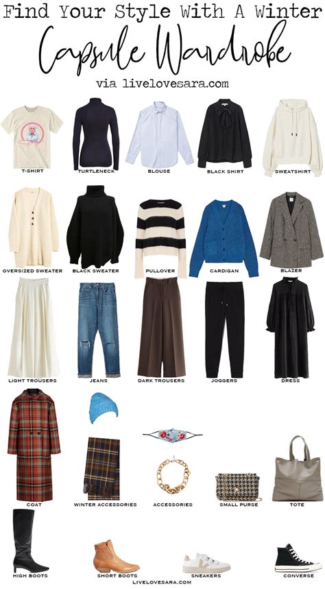 Find Your Style With A Winter Capsule Wardrobe Livelovesara