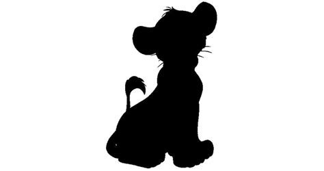 Simba Silhouette At Getdrawings Free Download