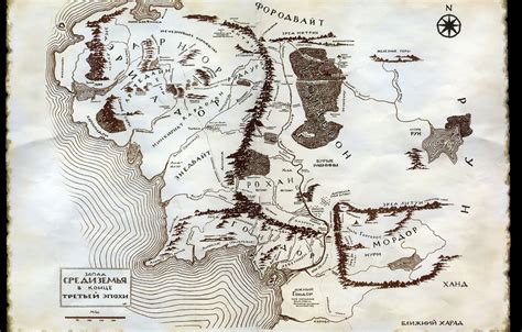 Mordor Map Wallpaper | Webphotos.org