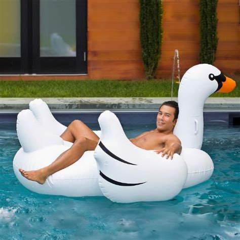 Giant Swan Ride On Pool Float Pool Supplies Canada