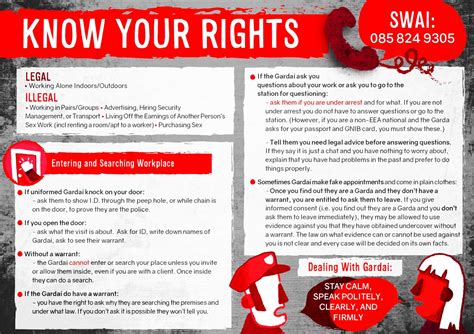 the law and your rights sex workers alliance ireland