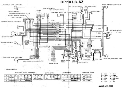 Honda c90 c 90 electrical harness wiring diagram schematic here. Honda Ct110 Wiring Diagram