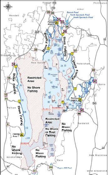 Quabbin Reservoir Facts Fishing Maps Fishing And Facts