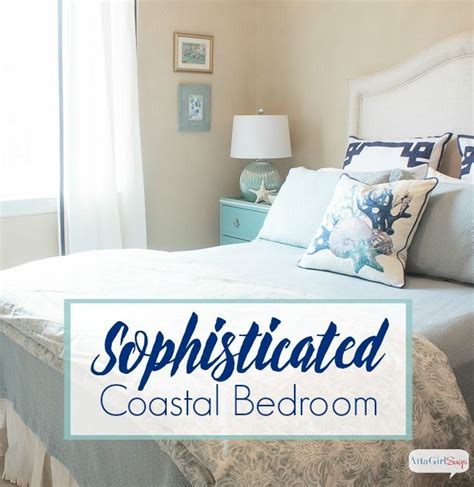 Sophisticated Coastal Decor In The Guest Bedroom Coastal Decor