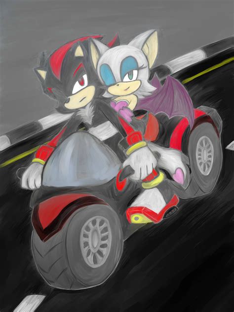 Shadouge motorcycle ride - Shadow and Rouge Photo (21015674) - Fanpop