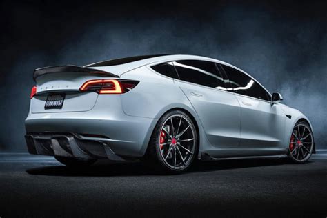 Every Tesla Model 3 Should Be Dressed In This Vorsteiner Body Kit Shouts