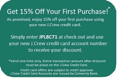 Choose a pay as you go debit card that only lets you spend the credit you've loaded, and could not all pay as you go cards charge an admin fee. J.Crew Credit Card - J.Crew Credit Account Application