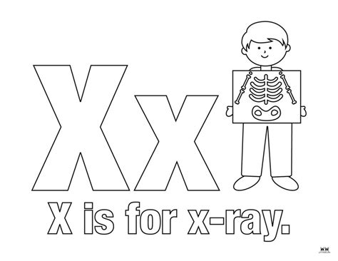 Xray Coloring Pages