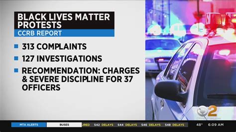 Civilian Complaint Review Board Recommends Discipline For Dozens Of Nypd Officers Over Blm