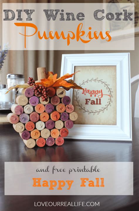 Wine Cork Pumpkin Make Your Own With This Easy Tutorial ⋆ Love Our