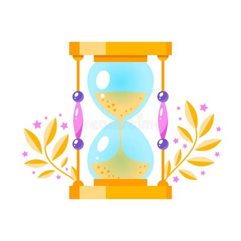 Magic Hourglass Icon Stock Vector Illustration Of Hourglass 247065617